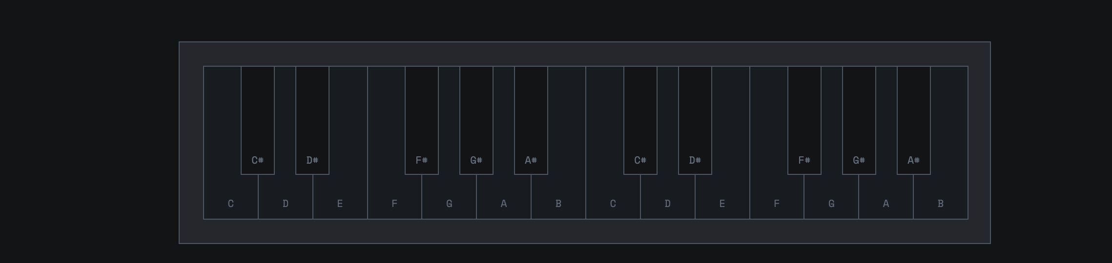 simple piano for website