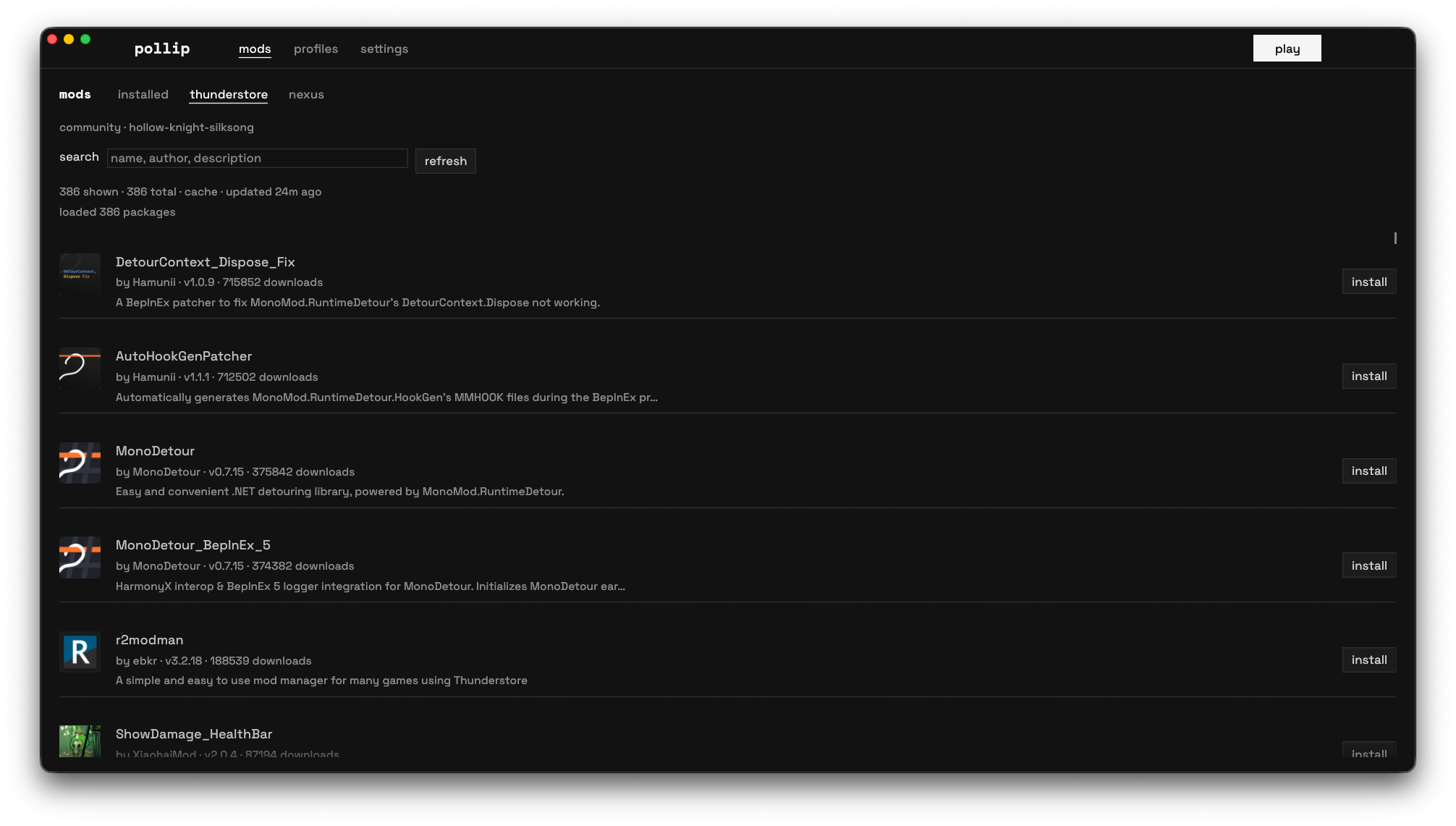 silksong mod manager for linux and macos
